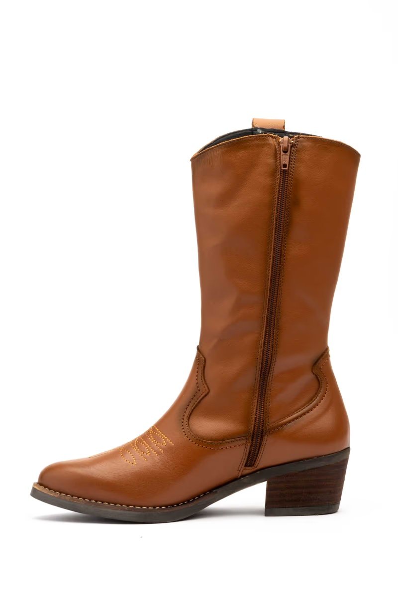Botas Mujer Piel Serraje Beige modelo PYM940 Par y Medio 10 Botas Mujer Piel Serraje Beige modelo PYM940 Par y Medio - Image 10