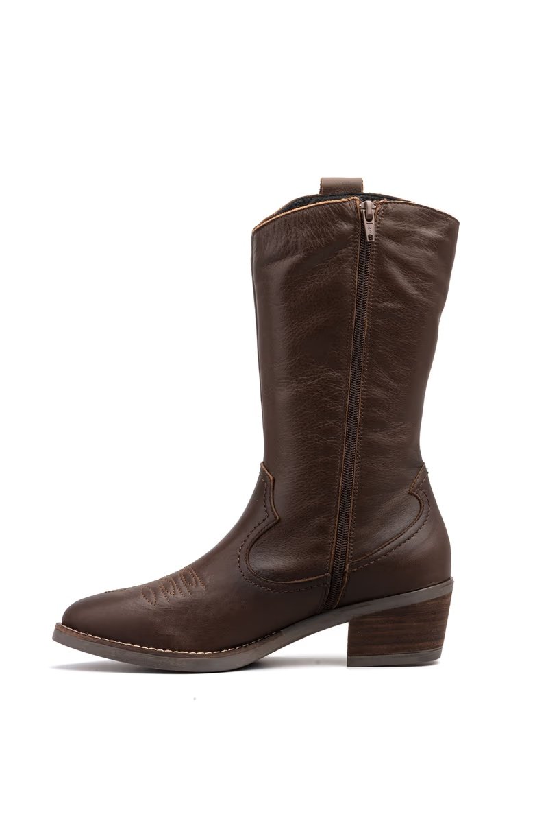 Botas Mujer Piel Serraje Beige modelo PYM940 Par y Medio 14 Botas Mujer Piel Serraje Beige modelo PYM940 Par y Medio - Image 14
