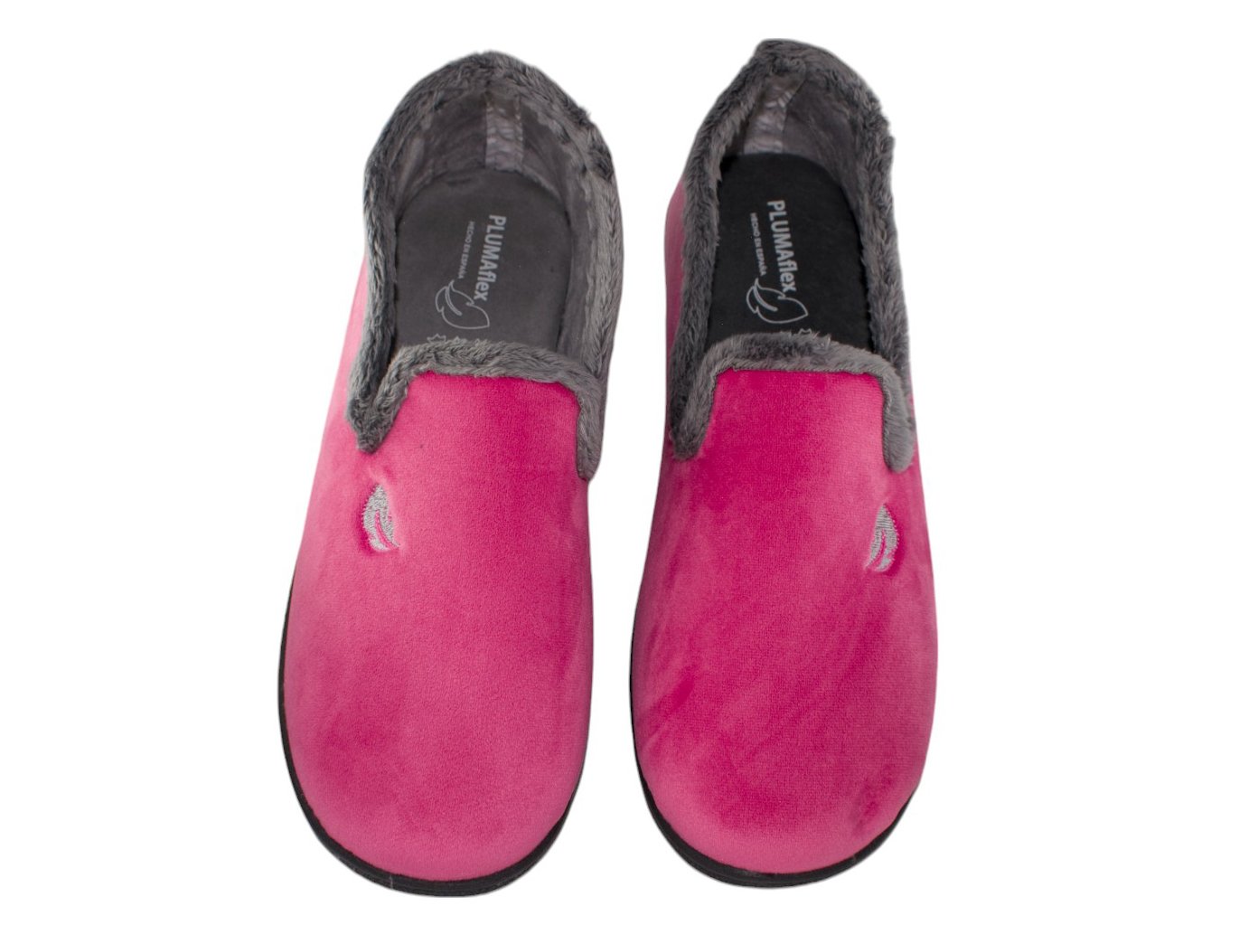 Zapatillas de casa mujer Sevillas 12203 | Copete holland bordado pluma 8 Zapatillas de casa mujer Sevillas 12203 | Copete holland bordado pluma - Imagen 8
