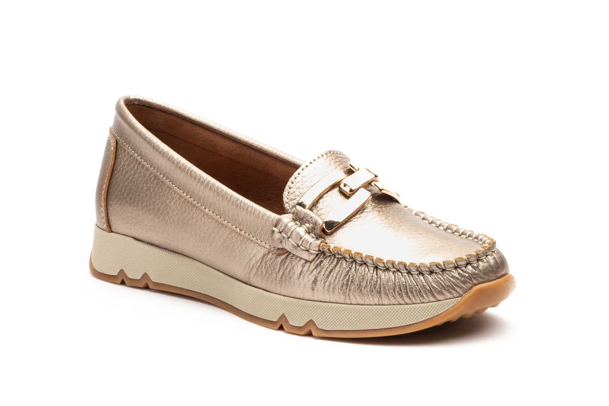 Katosines kiowa mujer piel beige hebilla modelo ATN-3158 tallas 35 a 41