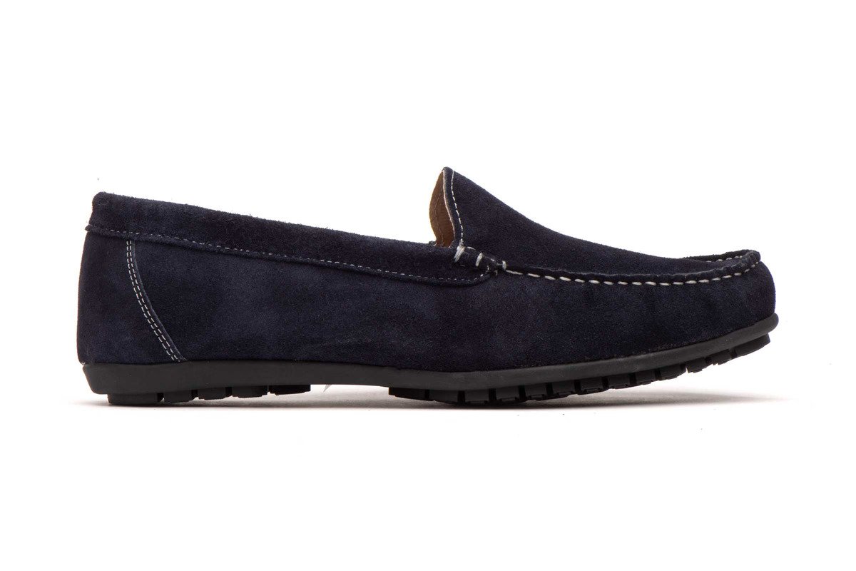 Iberico Shoes náuticos hombre piel serraje marino antifaz modelo IB-12345 tallas 39 a 45 6 Iberico Shoes náuticos hombre piel serraje marino antifaz modelo IB-12345 tallas 39 a 45 - Imagen 6