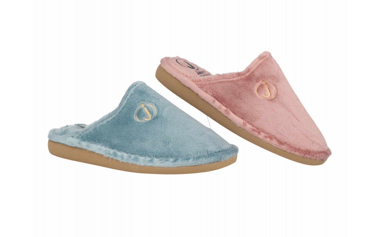 Zapatillas de casa para mujer zapatilla de casa abierta de pelo suave Hechas en España Tallas 35 a 41 Modelo 2819 Javer