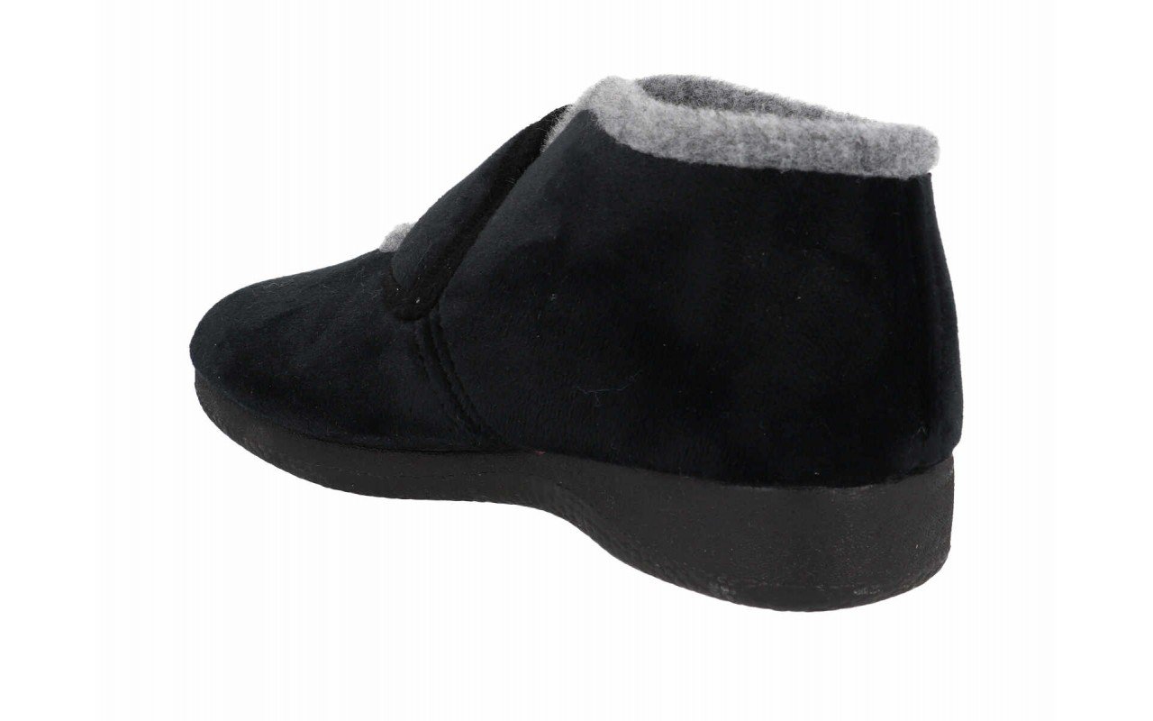 Zapatillas de casa para mujer botín cerrado con velcro Hechas en España Tallas 35 a 41 Modelo 47239 Javer 3 Zapatillas de casa para mujer botín cerrado con velcro Hechas en España Tallas 35 a 41 Modelo 47239 Javer - Image 3