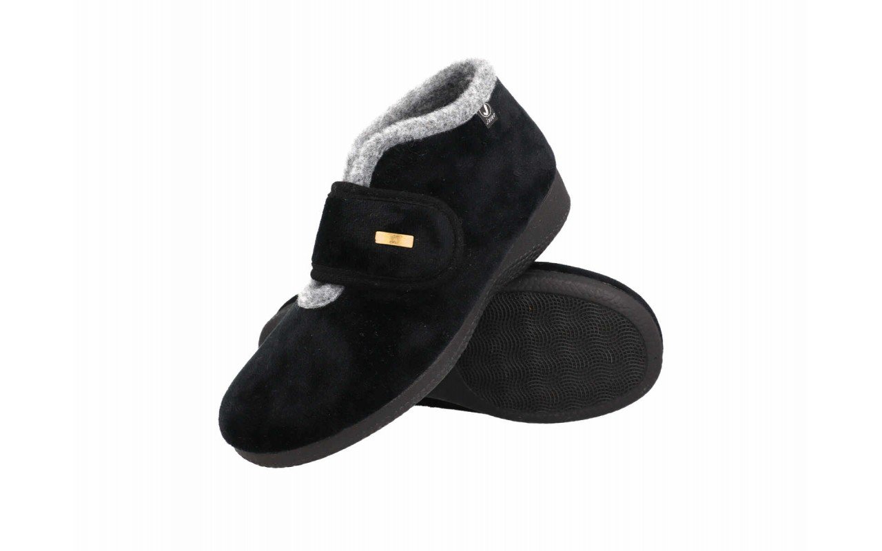 Zapatillas de casa para mujer botín cerrado con velcro Hechas en España Tallas 35 a 41 Modelo 47239 Javer 4 Zapatillas de casa para mujer botín cerrado con velcro Hechas en España Tallas 35 a 41 Modelo 47239 Javer - Image 4