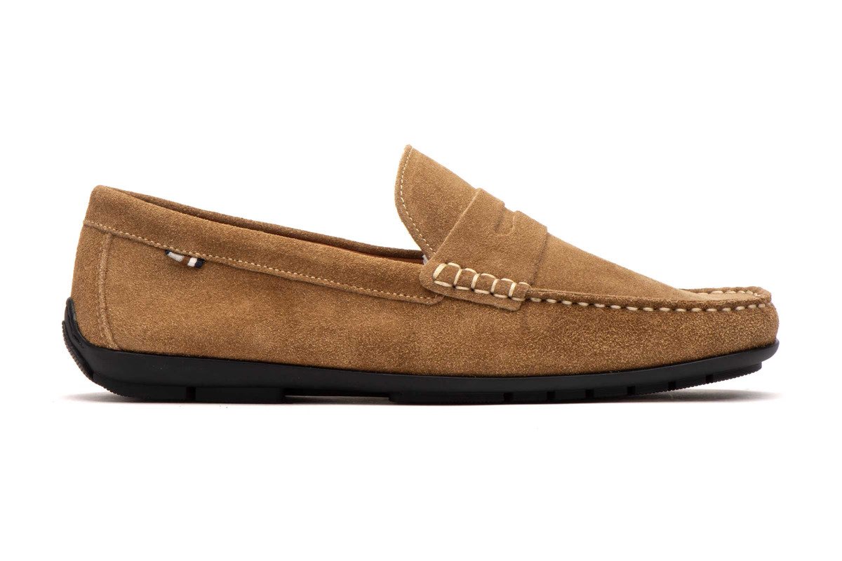 Route83 náuticos hombre piel serraje beige antifaz modelo R83-1003 tallas 39 a 45