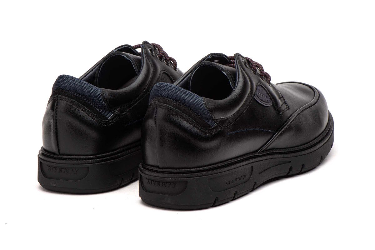 Szpilman zapatos hombre piel negro cierre autoadherente plantilla extraible modelo SZ-2019 tallas 39 a 45 3 Szpilman zapatos hombre piel negro cierre autoadherente plantilla extraible modelo SZ-2019 tallas 39 a 45 - Imagen 3