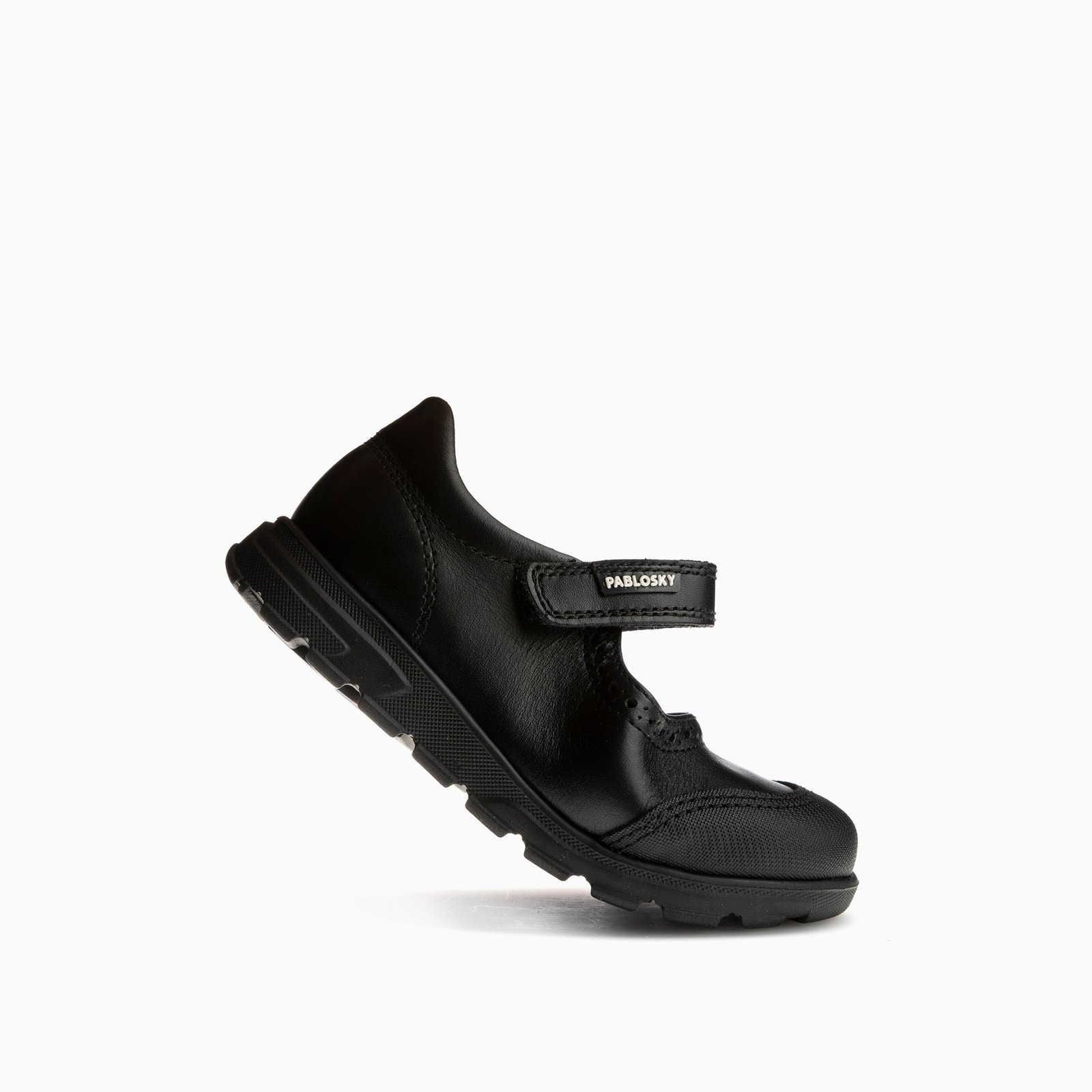 Zapato colegial de niña Pablosky 3341 de piel con velcro tallas 28 a 35 3 Zapato colegial de niña Pablosky 3341 de piel con velcro tallas 28 a 35 - Imagen 3