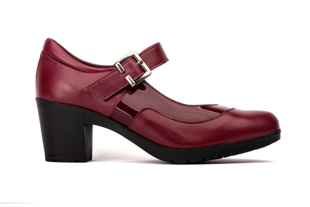 Zapatos Mujer Piel Charol Hebilla modelo 5023 Jam 2 Zapatos Mujer Piel Charol Hebilla modelo 5023 Jam - Imagen 2