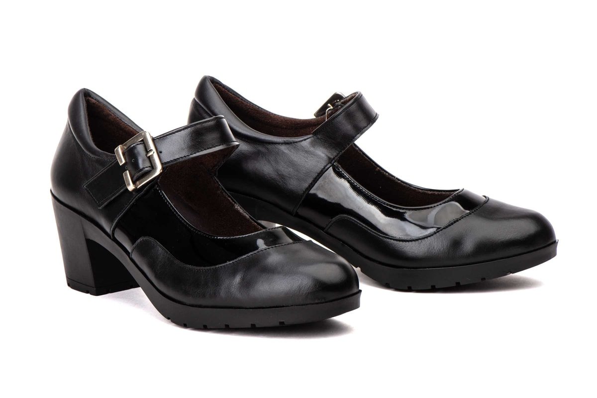Zapatos Mujer Piel Charol Hebilla modelo 5023 Jam 6 Zapatos Mujer Piel Charol Hebilla modelo 5023 Jam - Imagen 6